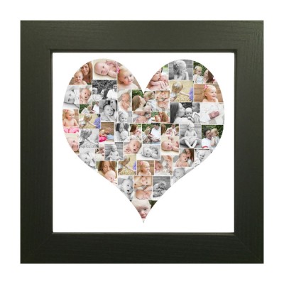 Square Heart Shape Photo Collage Maker 